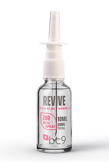 BC9 Revive Nasal Spray homepage mock-ups
